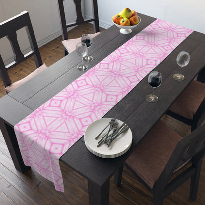 Cherry Blossom Patchwork Table Runner – Sakura Floral Spring Decor, Japanese Cherry Blossom Design